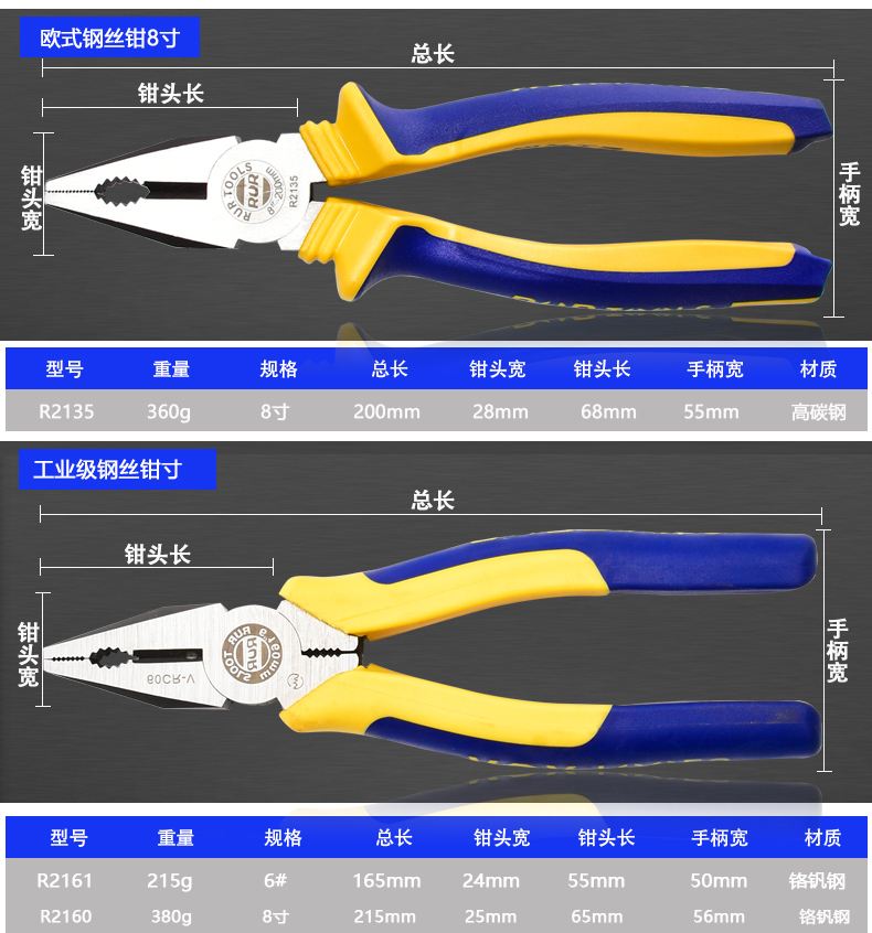 鋼絲鉗6電工8寸省力老虎鉗子多功能工業級手鉗子工具夾持類工具【價格