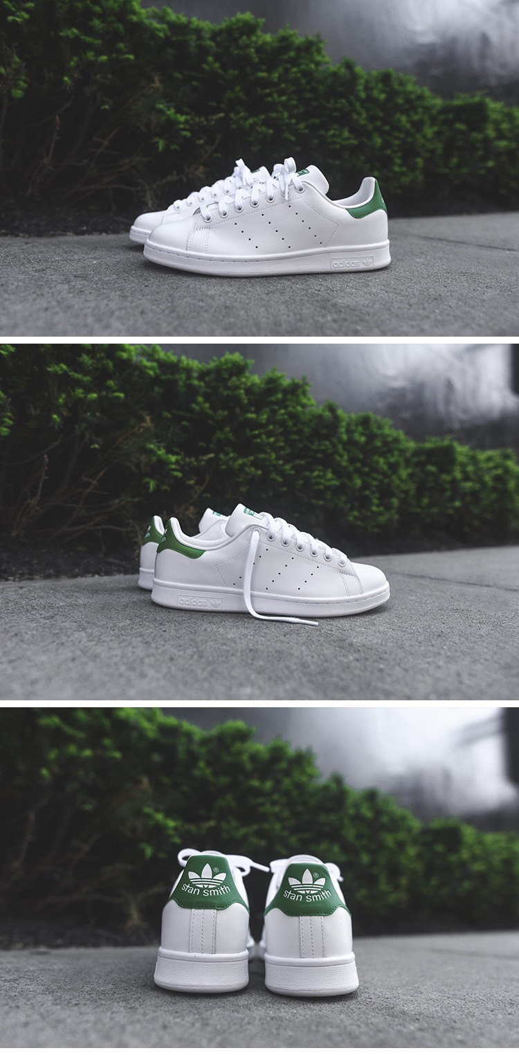 阿迪达斯男鞋三叶男女鞋stansmith史密斯绿尾小白鞋板鞋休闲鞋m20324