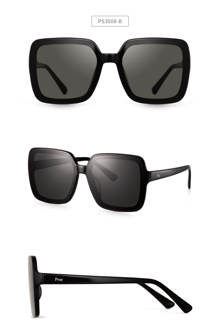 帕莎新款墨镜女复古大框韩版潮太阳镜防紫外线明星同款眼镜ps3008