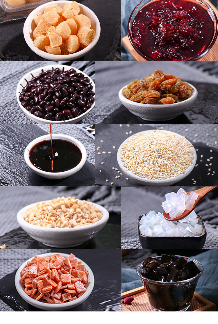 《冰粉配料全套家用套餐43包料四川特色小吃冰粉水果冰粉粉钦料冷钦