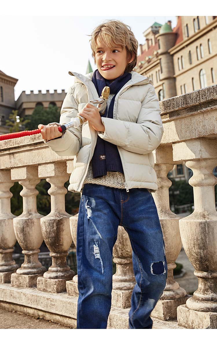 森马(semir)男士羽绒服 semir森马童装羽绒服男童女童青少年冬季连帽