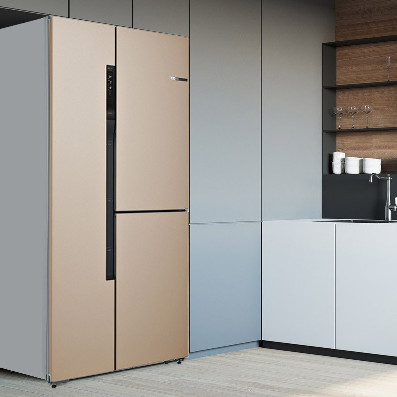 博世bosch对开三门混冷无霜零度保鲜变频冰箱kaf96a65ti