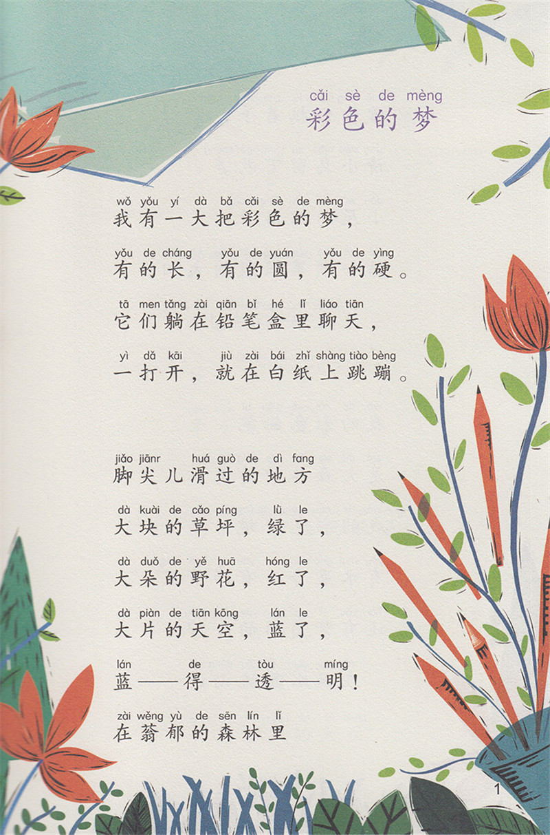 鹏辰正版彩色的梦二年级下册人教版课外书高洪波小学语文教科书同步