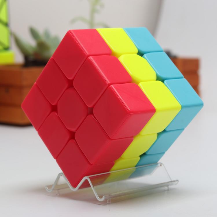 三明治魔方汉堡3阶蛋糕三阶凹凸魔方灵活顺滑幼儿园益智儿童玩具