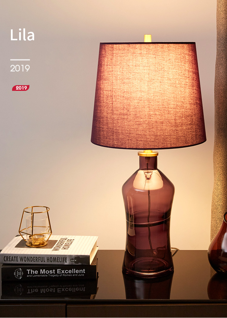 德国柏曼卧室装饰台灯美式现代简约床头灯温馨客厅沙发角桌灯