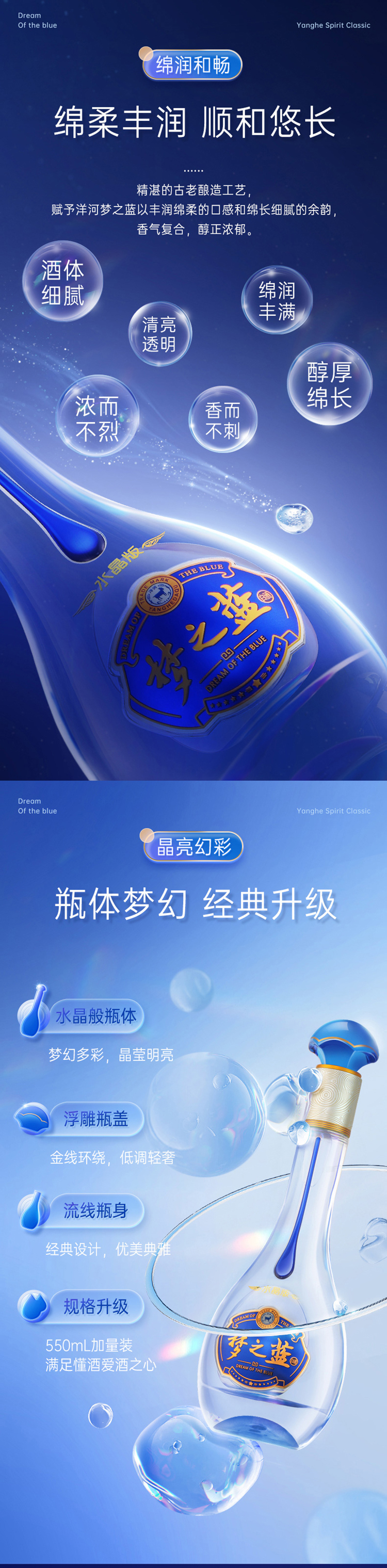 Amazon.co.jp: 夢之藍 水晶 52度 550ml □洋河大曲のハイ