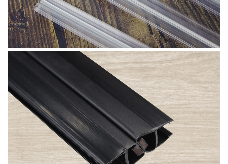 淋浴房挡水条知渡加厚磁条吸条玻璃门密封条卫生间推拉磁性门缝防水风