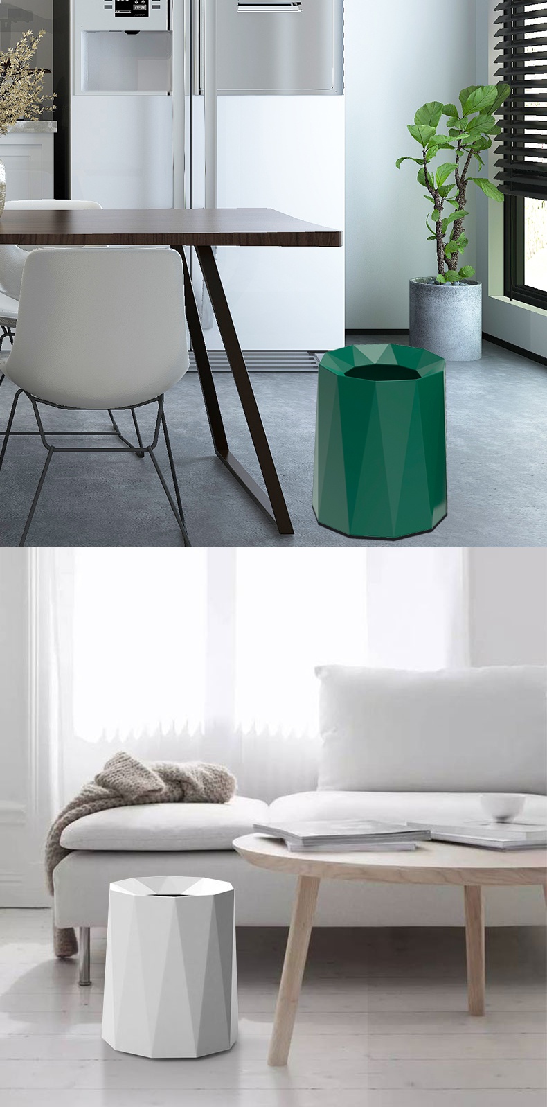 垃圾桶家用可爱少女卧室客厅现代闪电客轻奢北欧ins风创意简约商用