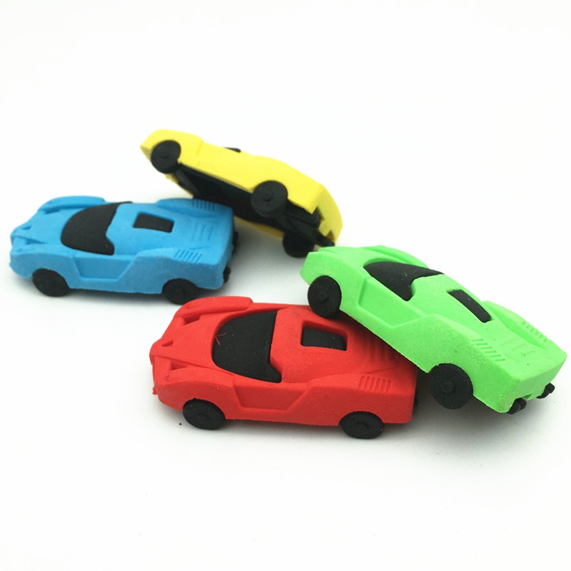 新款创意跑车橡皮擦小学生用汽车造型橡皮儿童文具学习奖品汽车橡皮10