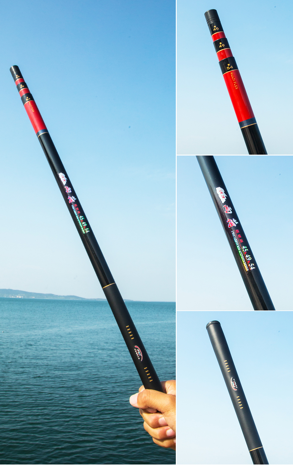 法莱超轻雨荷三定位溪流竿碳素手竿超硬鲫鱼杆鲤鱼竿三定位长度