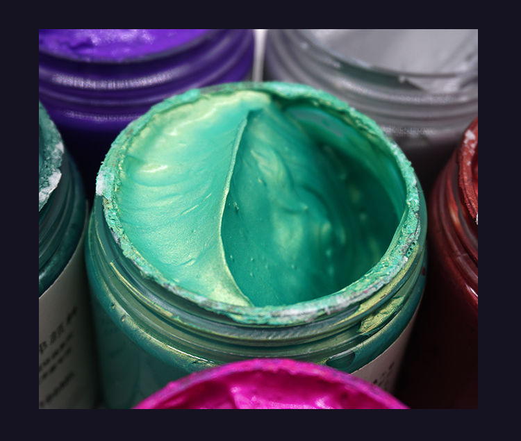 珠光丙烯手绘纺织墙绘彩绘diy涂鸦颜料环保防水初学者画鞋子衣服樱草