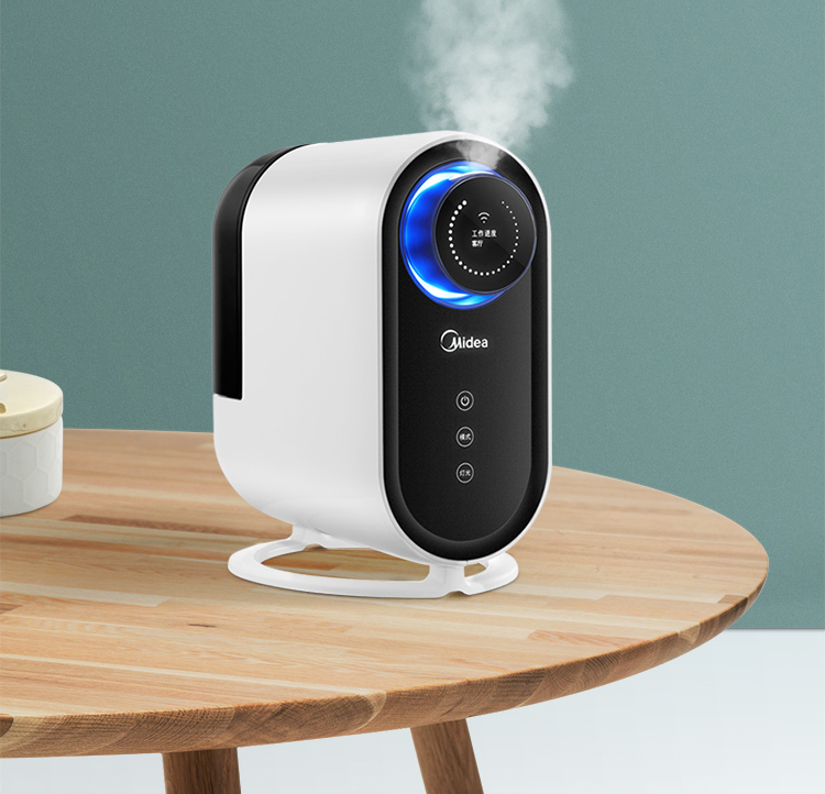 美的midea空气加湿器补水除菌空气消毒机净化智能家电spwq100ya01