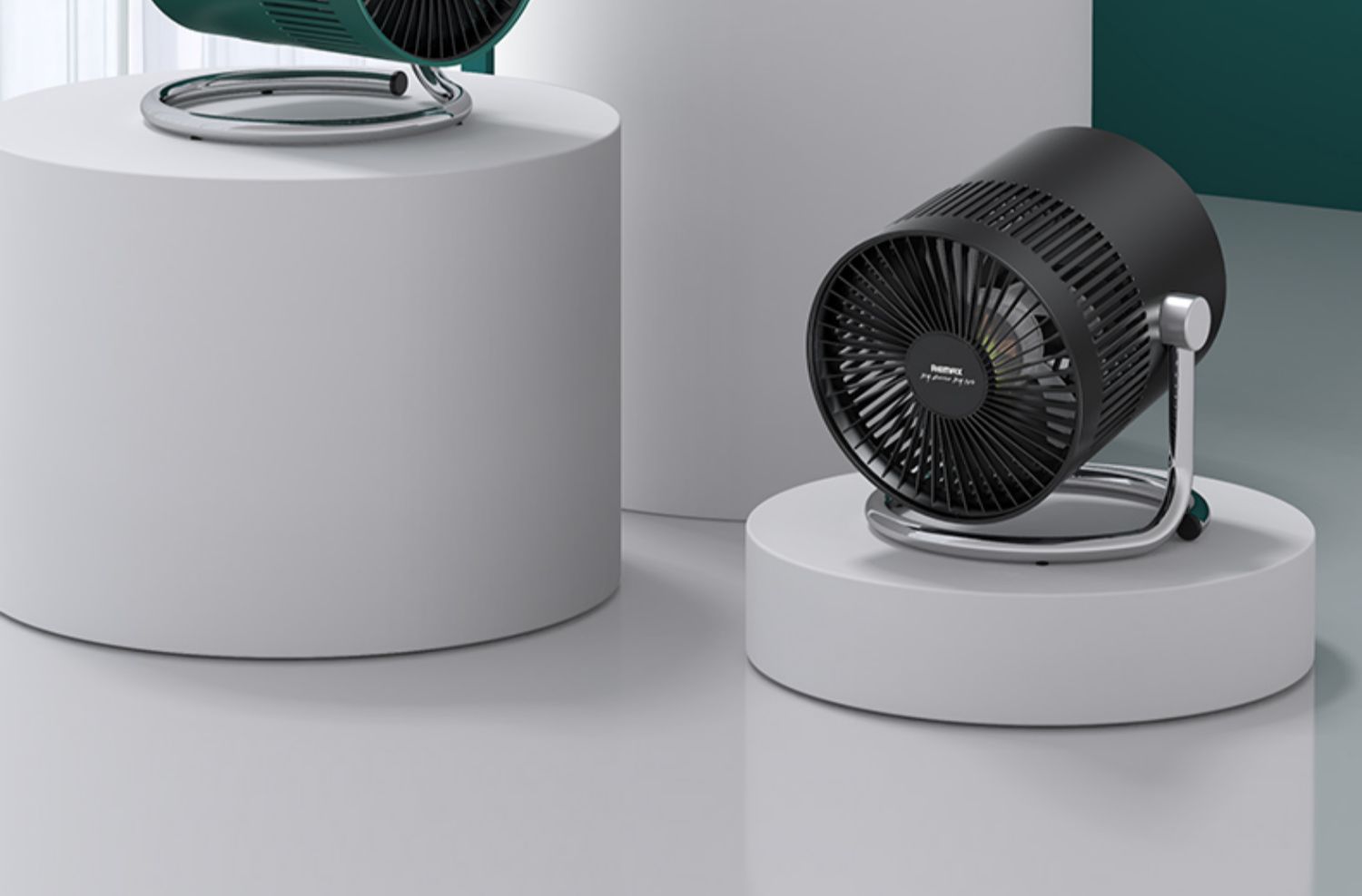 《暗夜绿【超静音◇充电款◇自然风◇12小时超长续航】 remax小风扇