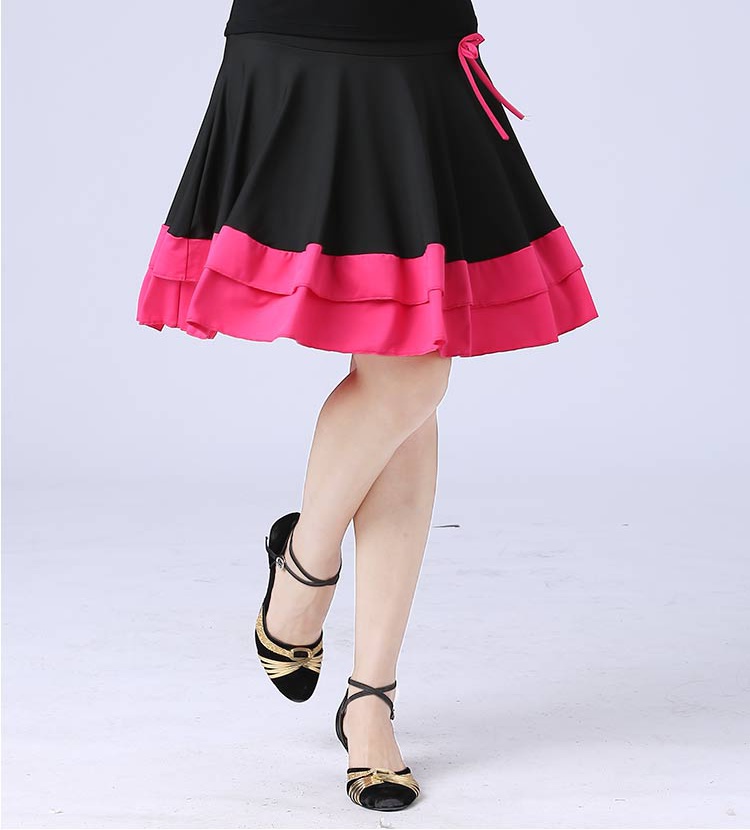 新款特价中老年广场舞裙成人拉丁舞跳舞裙广场舞服装半身裙裙子女