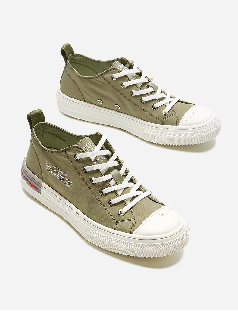 hotwind/热风帆布鞋男厚底增高平底系带休闲鞋ins潮百搭h45m0101