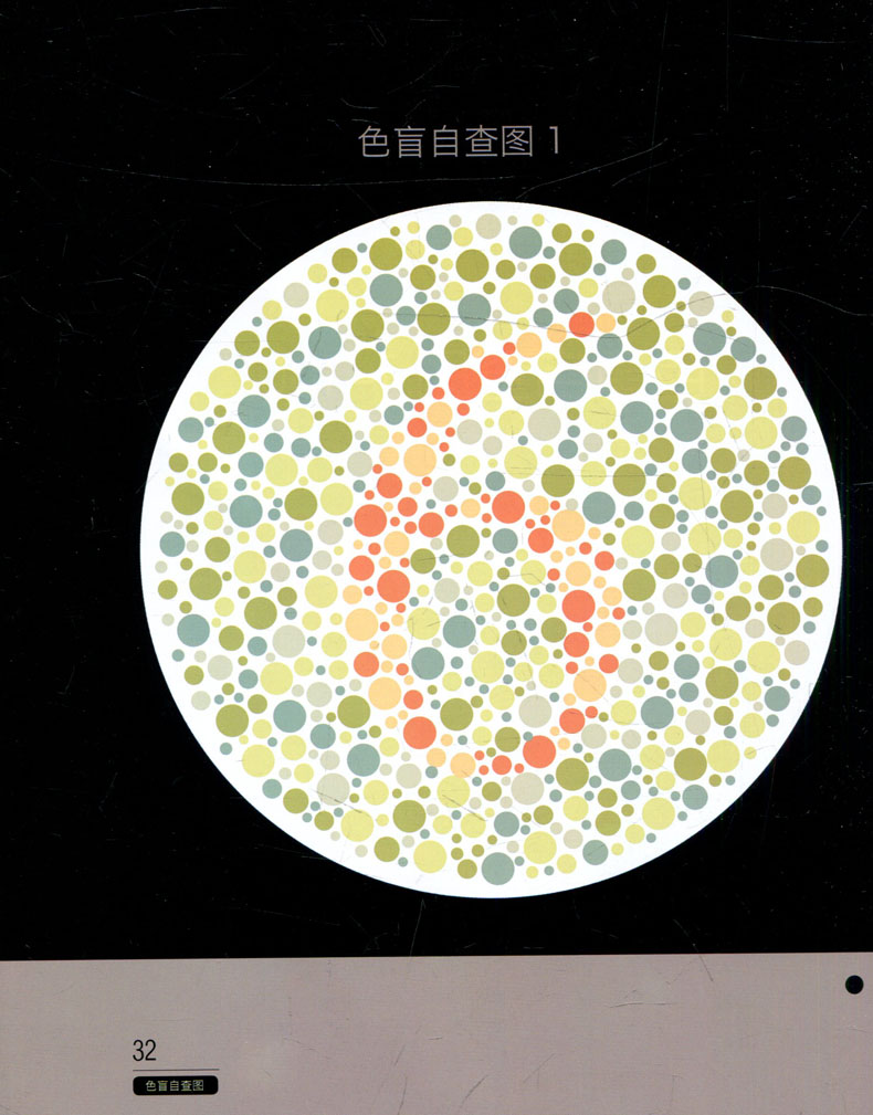 惠典正版色盲自查图色盲检查图医疗体检部门参考书籍化学工业出版社