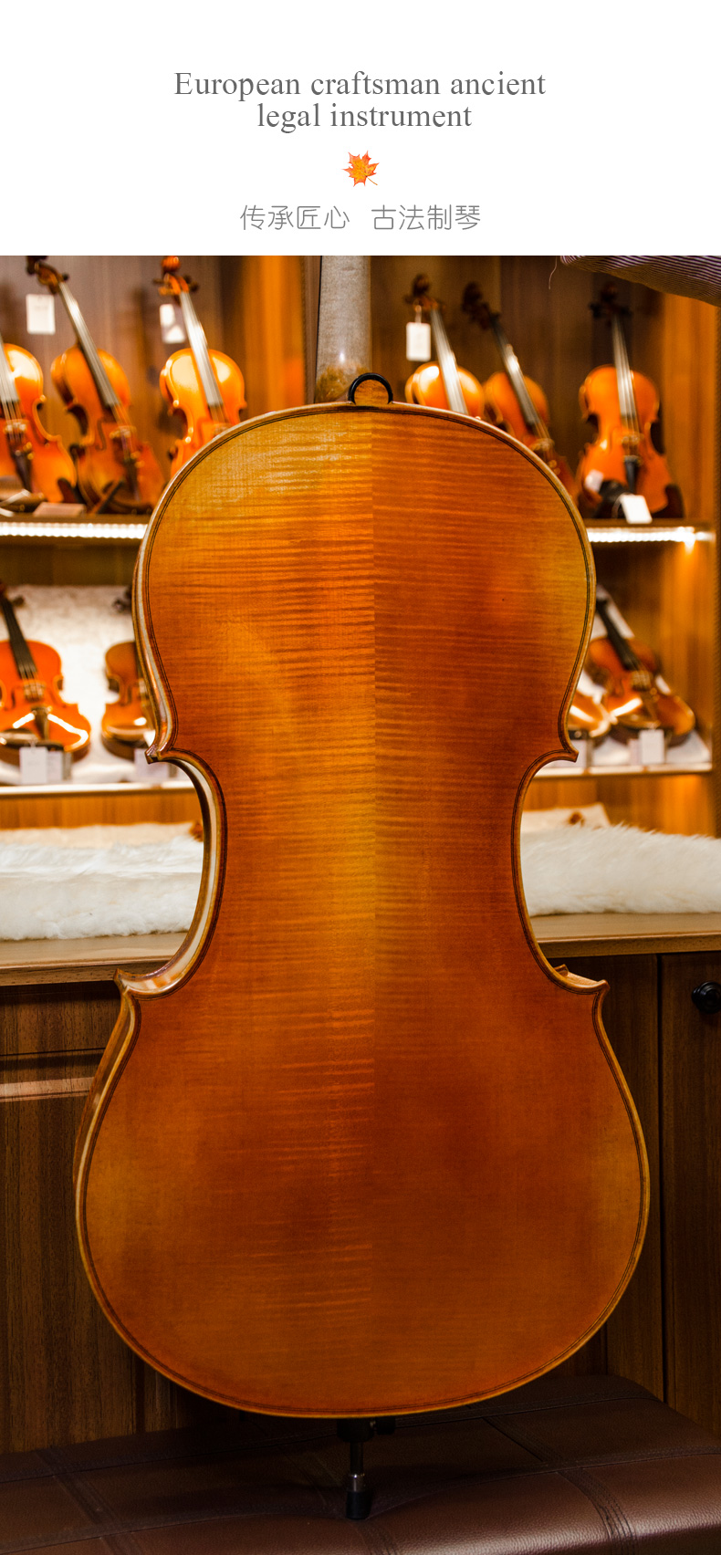 克莉丝蒂娜(christina)弦乐器s300a大提琴 大提琴 christina sc300a