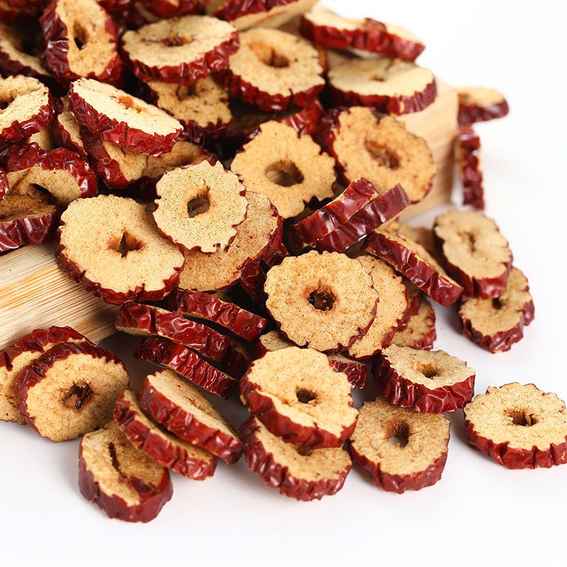 红枣片红枣干500g无核干吃即食零食酥脆新疆特级特产枣圈泡水