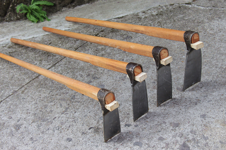 封后加厚全钢锄头农具挖土家用种菜耙子开荒松土除两用户外工具