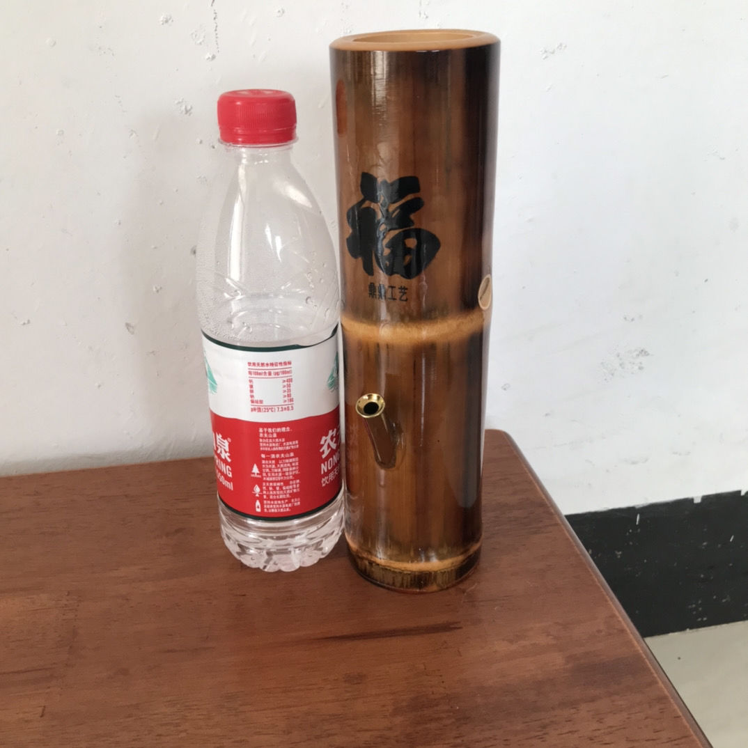 粤西老水烟袋车载款个性水烟筒便携烟具水过滤烟壶大碌竹云南广西粤西