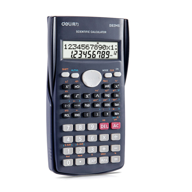 得力d82ms函数科学计算器240种功能计算机适用于初高中生