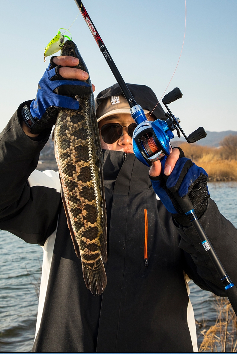 新款碳素路亚竿套装闪电客水滴轮鱼竿海竿抛竿路亚套装全套装备海钓鱼