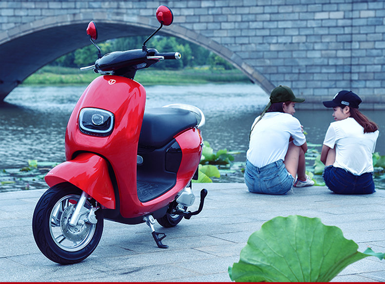 台铃新款米拉一键启动60v电动轻便电动摩托车