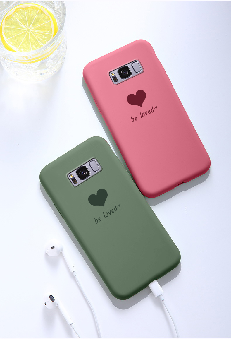 火豹三星s8手机壳男女款s8爱心软壳三星个性创意防摔全包保护套s8时尚