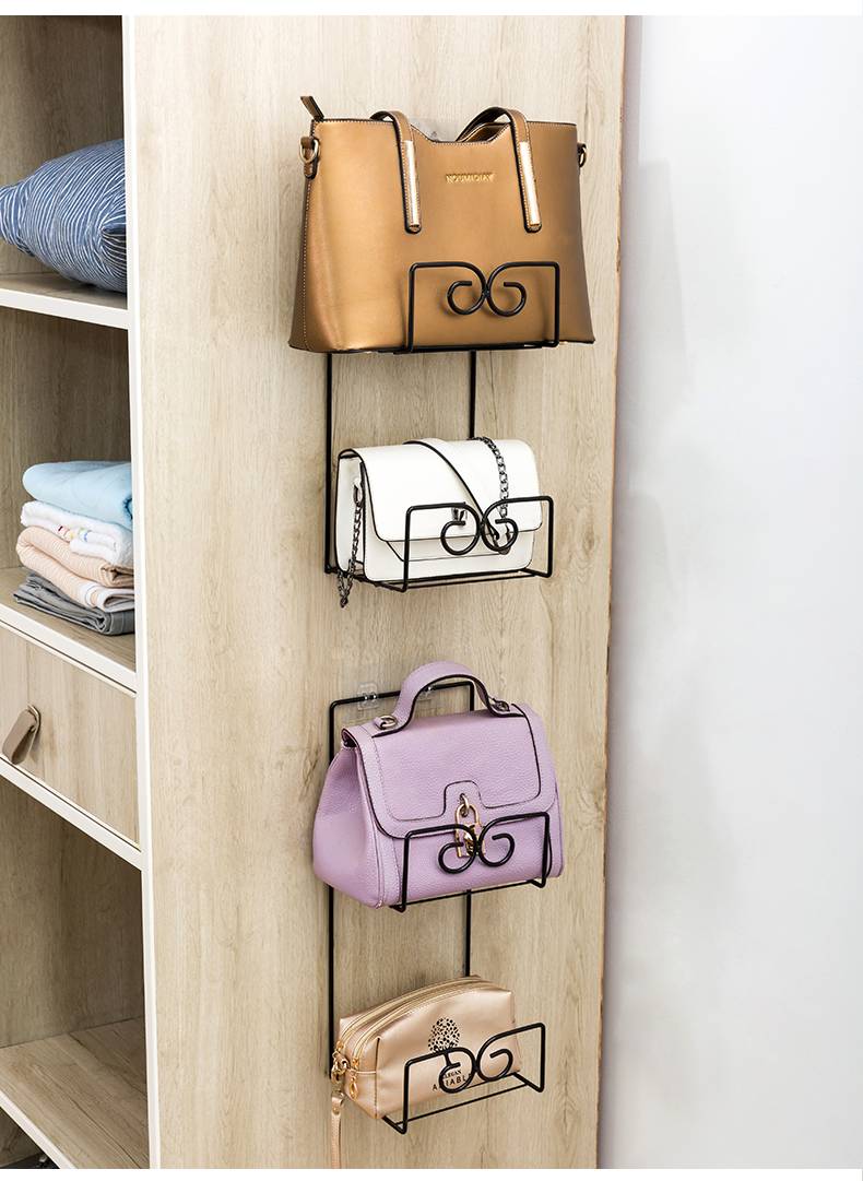 后放包包挂架衣柜多层家用放包的架子收纳神器整理置物架挂钩