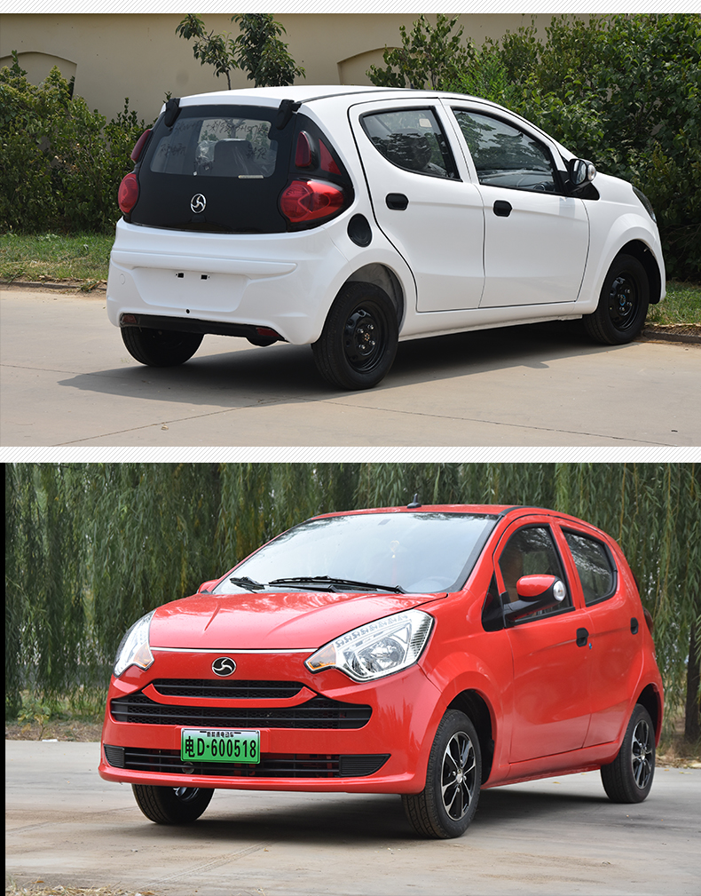 2021新款x3新能源电动四轮汽车成人油电两用全封闭四轮电动代步轿车