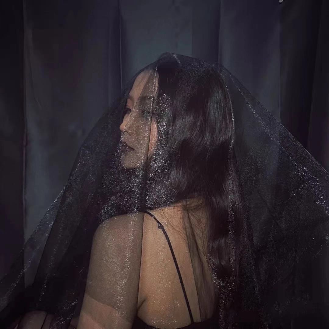 suntek蒙面盖头防风沙舞蹈大方巾飘逸轻薄防尘透明纱巾海底绒花道具