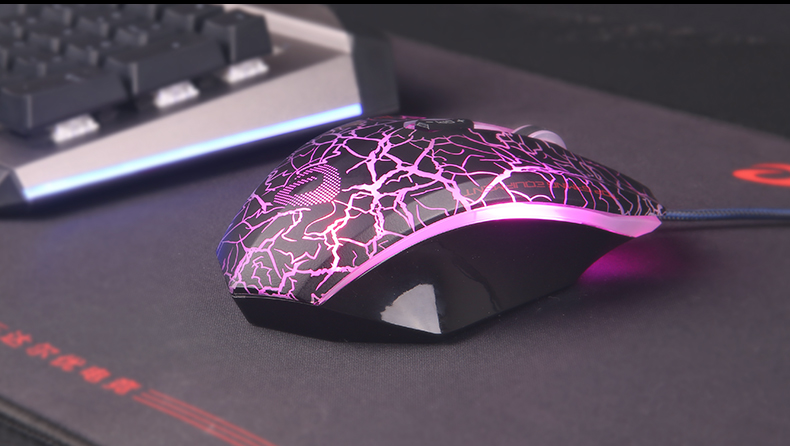 达尔优牧马人lm125静音无声1代游戏鼠标有线usb笔记本台式电脑家用