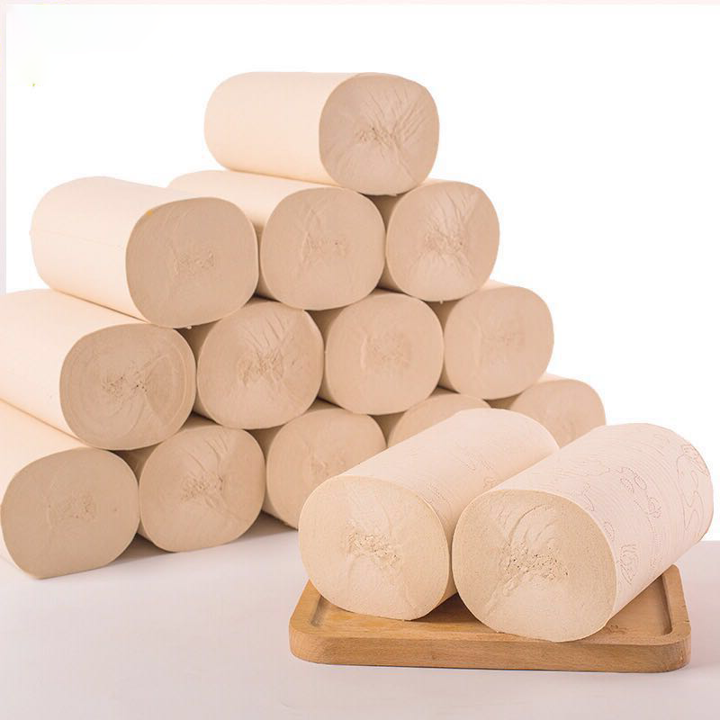 35卷竹浆本色卫生纸无芯卷纸厕纸婴儿用纸厨房用纸