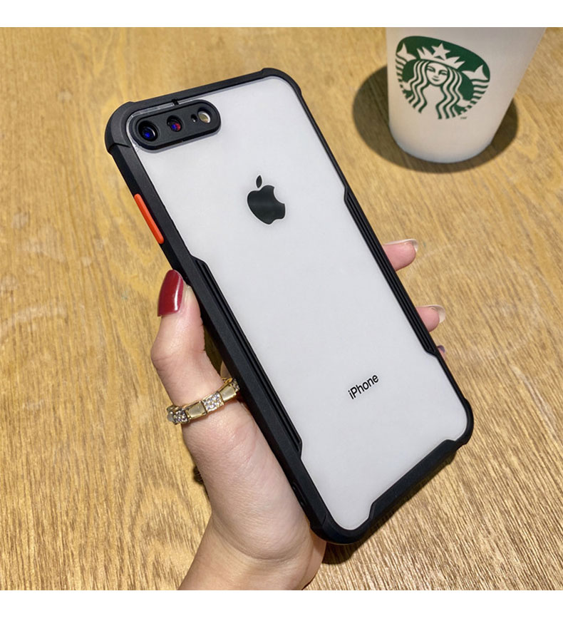 火豹苹果8手机壳硅胶苹果摄像头全包防摔苹果8透明苹果超薄苹果6s网红