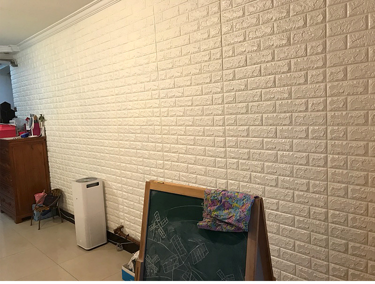 立体3d自粘泡沫砖纹自贴纸防水防潮壁纸客厅家用卧室温馨背景墙纸