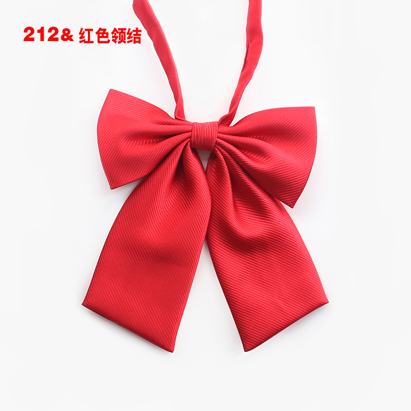 new lake个性少女心领结女学院风学生制服领花飘带丝带配饰格子韩版