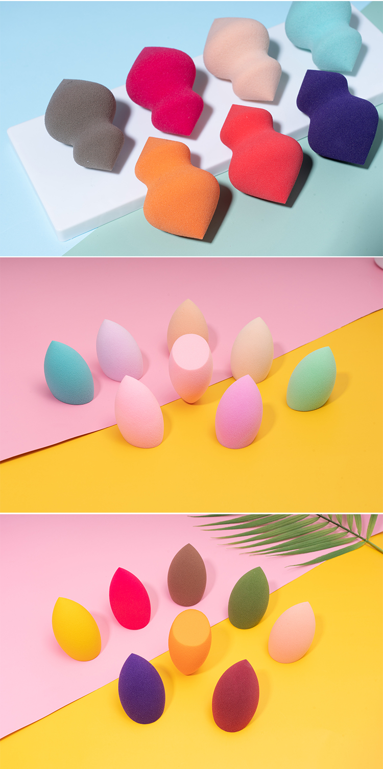 韩雅芙新款陀螺粉扑蛋干湿两用美妆蛋不吃粉化妆海绵蛋粉扑-陀螺款