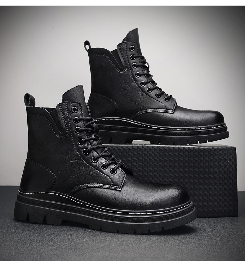 啄木鸟(plover)男士皮靴000000152153 香港啄木鸟plover休闲马丁靴男