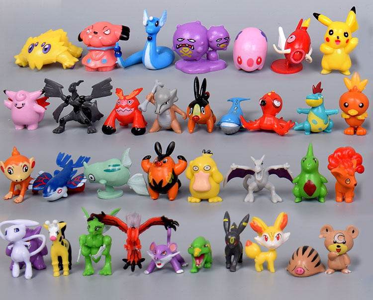 神奇宝贝口袋宠物小精灵宝可梦手办玩具公仔迷你神兽全套模型1907250