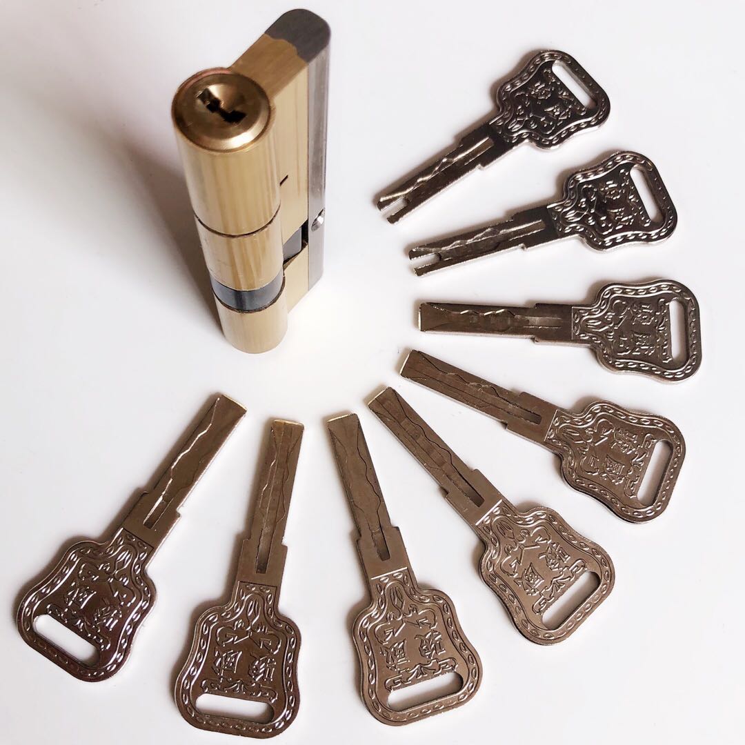 c级锁芯钥匙形状图图片