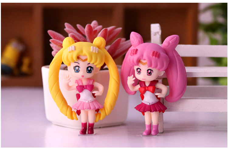 盲袋盲盒美少女战士玩偶模型摆件人偶少女心初音未来日漫可爱女孩美
