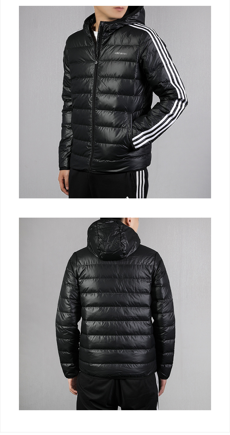 超级新品 adidas阿迪达斯羽绒服男2019冬季新款休闲轻薄运动保暖外套