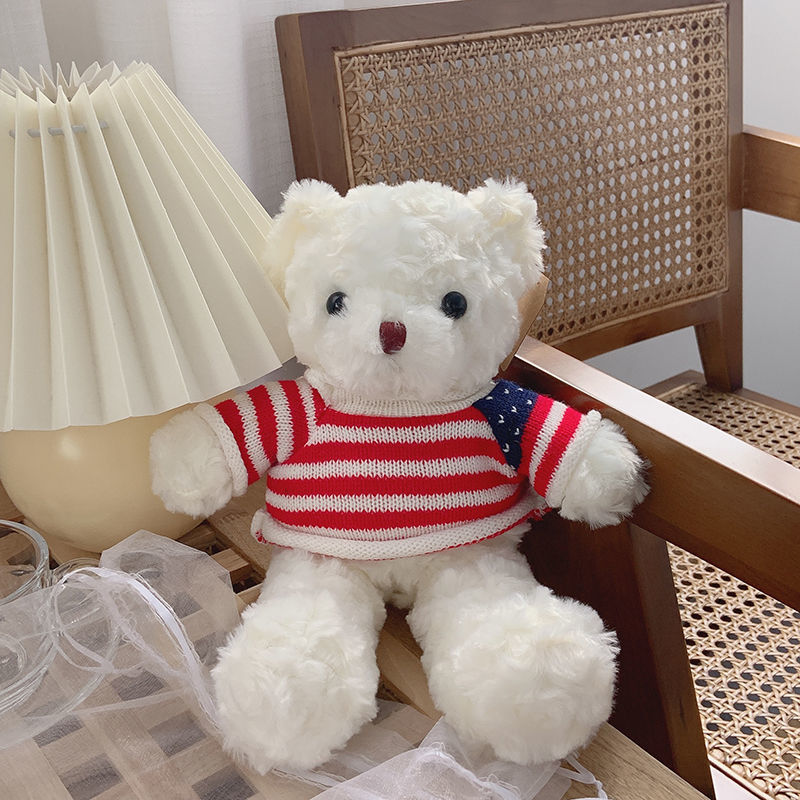 封后韩国ins网红毛绒小熊玩偶公仔可爱超萌卷毛泰迪熊女朋友生日礼物