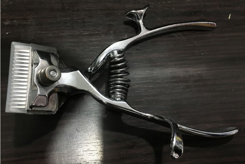 理发手推子老式手动推剪静音剃头剪金元理发器手动推子单把推子无赠品