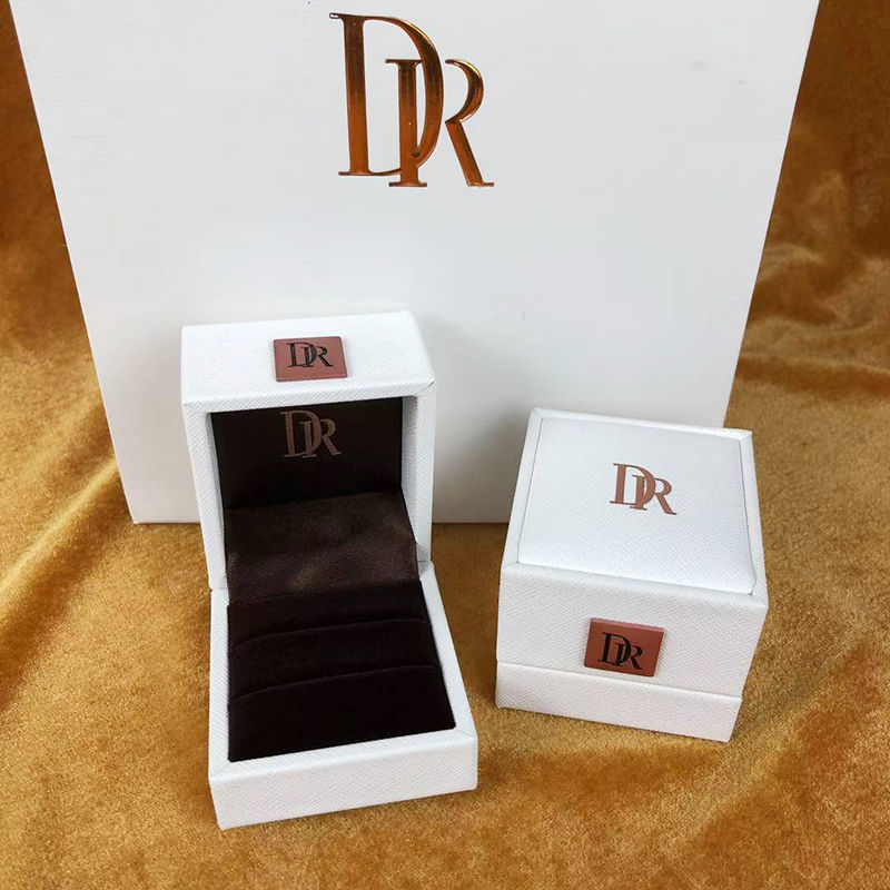 新款drdarry求婚钻戒盒子戴瑞一生一世戒指盒对戒盒收纳包装礼盒老款