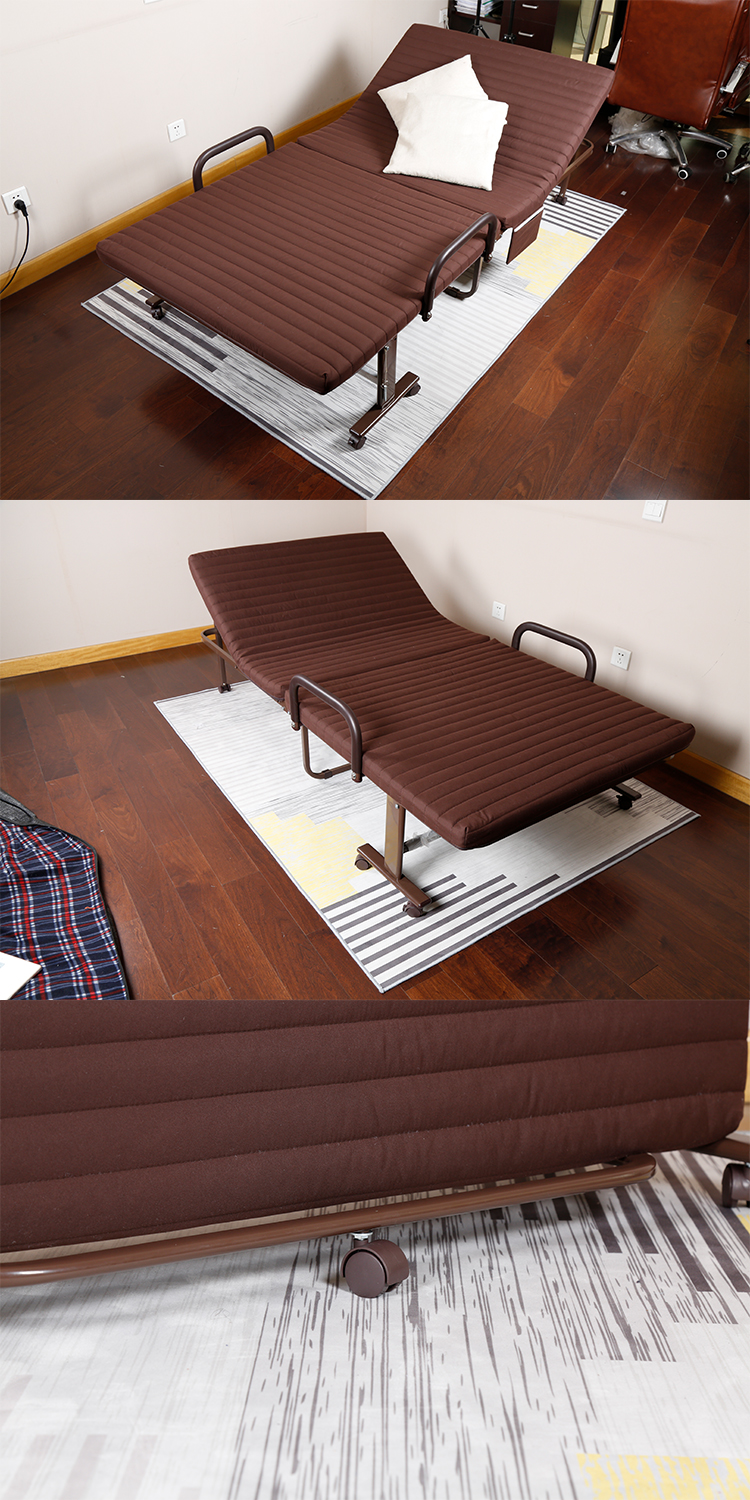 办公室折叠床单人滑轮移动海绵垫折叠床收纳午休床家用午睡床