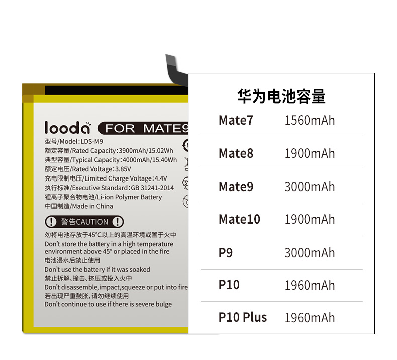 鲁蛋looda智能手机内置电池华为mate9mate9pro