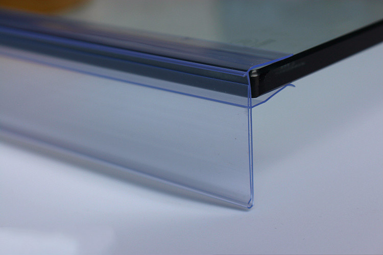 超级新品 定做 药店玻璃卡条 标签条 标价条 价签条 货架透明条 平面