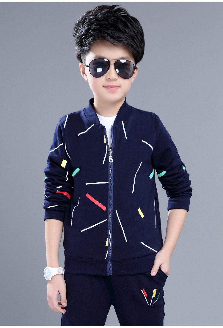 童装男童秋装2019新款套装中大童男孩韩版潮秋冬季儿童帅气衣服tz040