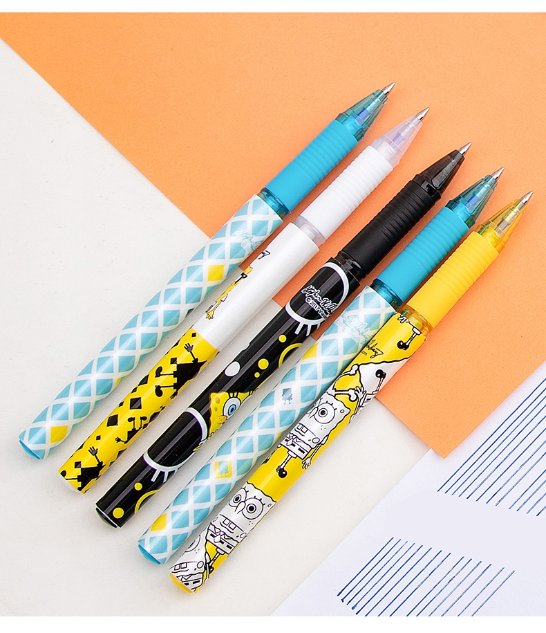 晨光mg优握热可擦笔03805mm晶蓝色黑色摩魔力磨易擦笔水笔芯35年级小